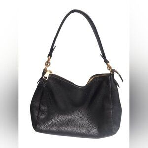 Coach Black Leather Shay #601 Hand bag